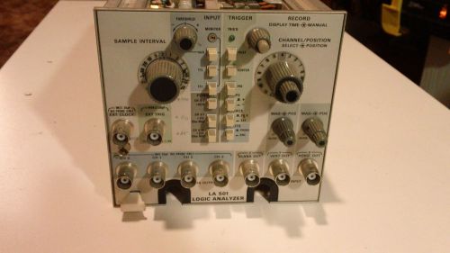 TEKTRONIX LA 501W LOGIC ANALYZER