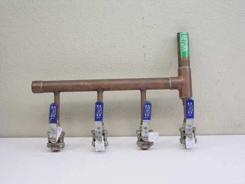 Nibco 595-Y-66 4 Line Copper Water Manifold