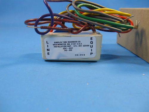 SIMPLEX ISOLATED LOOP CIRCUIT PROTECTOR MODEL 2081-9027 740-632