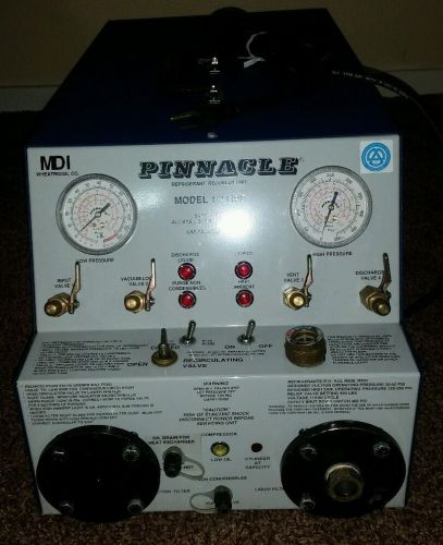 Pinnacle Model #:1/2 HPC Refrigerant RecoveryUnit