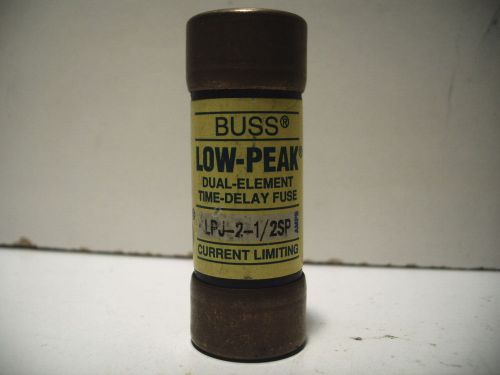 BUSSMANN LPJ-2-1/2SP TESTED! CLASS J TIME DELAY FUSE