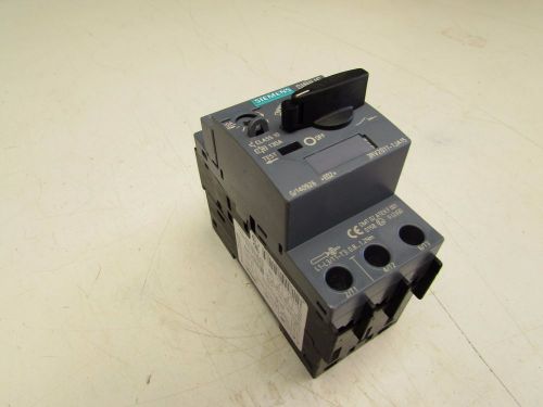 SIEMENS 3RV2011-1KA15 SIRIUS MANUAL MOTOR STARTER 600V 12.5FLA 163AMP NICE USED