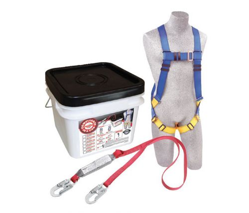 Protecta, 2199802 Harness and Lanyard Kit, Univ., 310 lb. *2C*