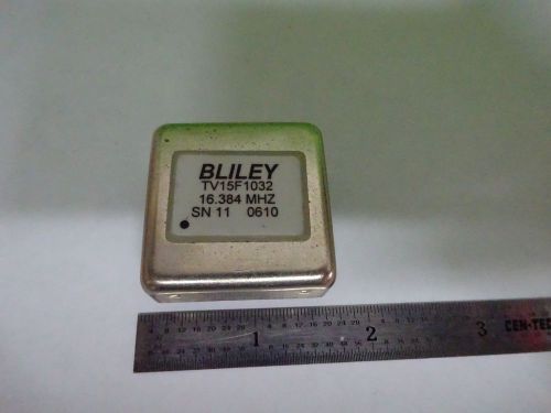 OSCILLATOR QUARTZ FREQUENCY CONTROL BLILEY 16.384 MHz STANDARD NICE BIN#B1-HA-08