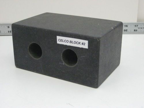 Black granite 6&#034; x 4&#034; x 3&#034; riser block for use on surface plate - celco block #2 for sale