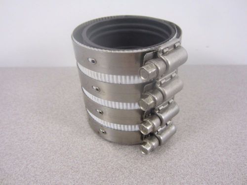 HUSKY ANACO B-602  2&#034; NO HUB COUPLING W/ 4 BANDS   QT. - 5     NOS