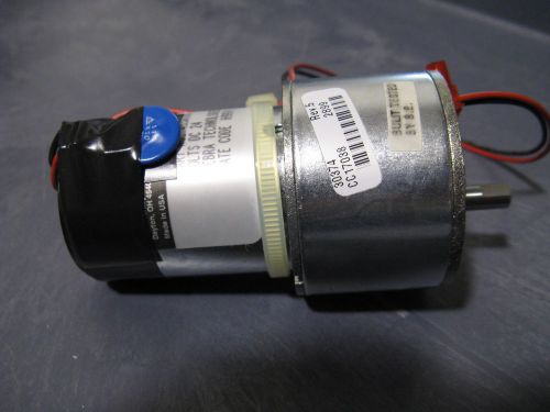 Zebra P/N 30374M 24Vdc Original Design Round Motor for Cutter Assembly