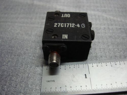 27C1712-4G  ISOLATOR / CIRCULATOR SMA-FM ENDS