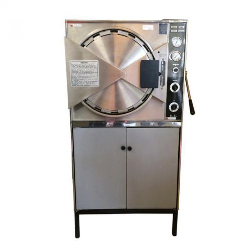 Pelton &amp; crane magnaclave autoclave steam sterilizer with stand/cabinet for sale