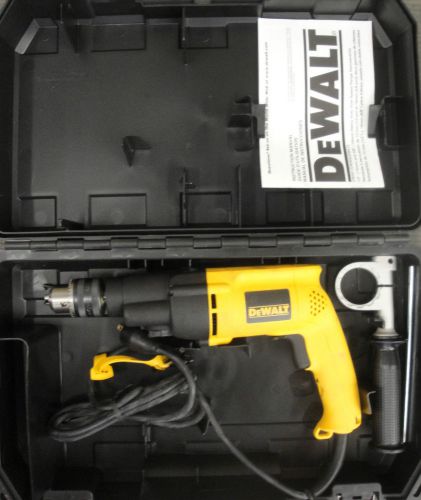 Dewalt 7.8 amp 1/2&#034; vsr dual range hammer drill kit dw505k for sale