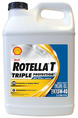 PENNZOIL/QUAKER STATE - Rotella Motor Oil, Heavy-Duty 15W40, 2.5-Gal.