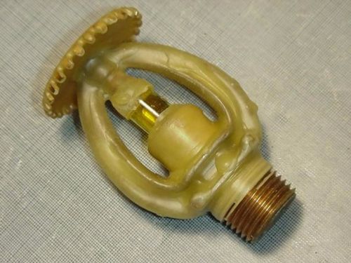 Ssu-3 wax 160f commercial fire sprinkler, brass 1/2 npt male, ul listed 458a new for sale