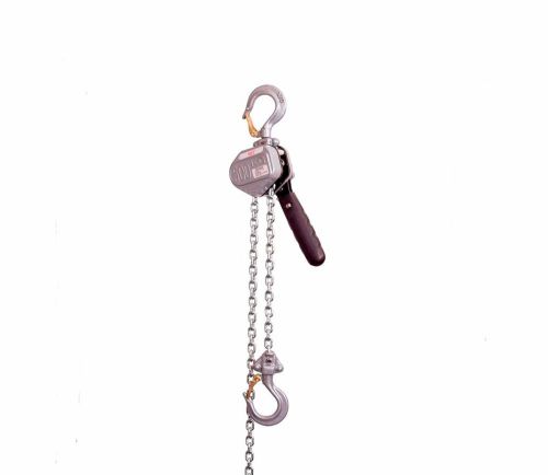 Manual Lever Chain Hoist - 1/2-Ton Capacity, 12in. Head Room 10FT Lift