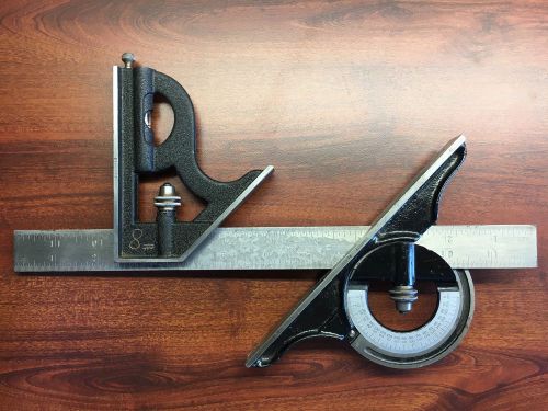 Starrett combination square with protractor for sale