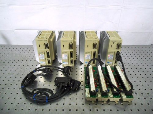 H127605 (4) Yaskawa Servopack SGDA-08AS w/ Terminal Block JUSP-TA36P and Cables