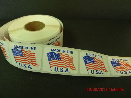 Made in the usa stickers 500 count for sale