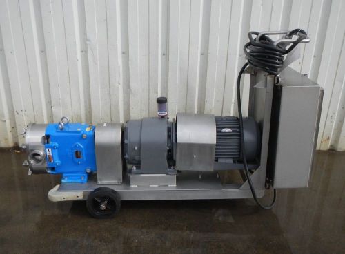 WAUKASHA CHERRY-BURRELL 130 WASTE STAINLESS POSITIVE DISPLACEMENT SANITARY PUMP