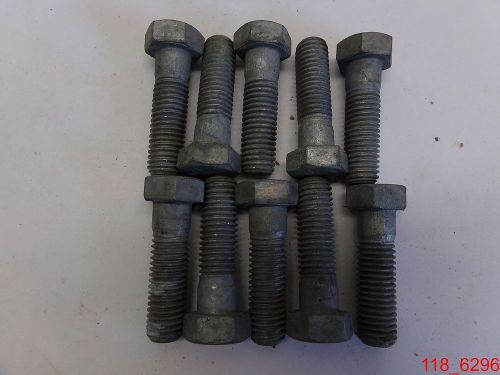 Qty=10 5/8-11 x 2-1/4 Hex Head Cap Screw Grade 5 Plain Steel Bolt