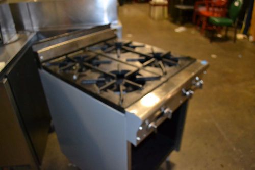 24&#034; X 31&#034; X 39&#034; 4 BURNER HOTPLATE W/ CABINET BASE natural gas