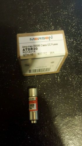 New  IN BOX Lot OF 10 Ferraz Shawmut ATDR20 Amp Fuses  CC LP-CC-20  600V  NEW