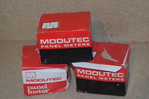 MODUTEC PANEL METERS - LOT OF 3