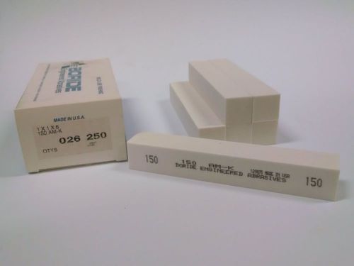 Boride Polishing Stone 026250 AM-K 1x1x6 150 grit Box  of 12