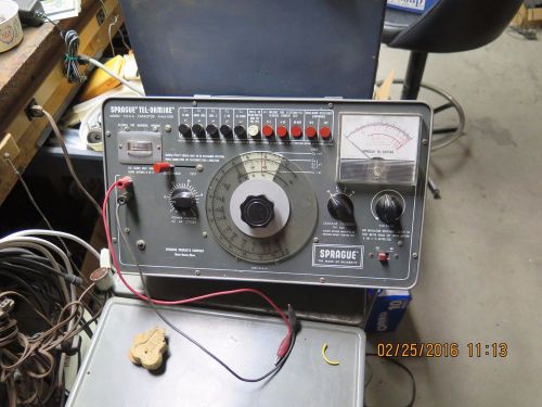 WF SPRAGUE Model TO-6A TEL-OHMIKE Capacitor Analyzer