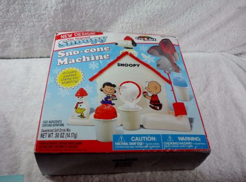Sno cone maker machine snow ice snoopy kids drinks party treats new toy for sale