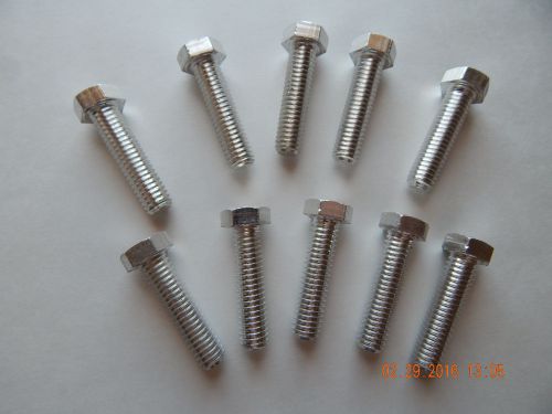 HEX HEAD CAP SCREWS..ALUMINUM  3/8 - 16 X 1 1/2 NEW..10 PCS.