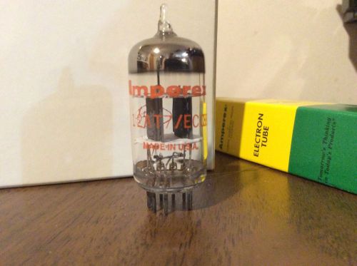 FIVE AMPEREX 12AT7 ECC81 PREAMP VACUUM TUBES ~  NEW OLD STOCK