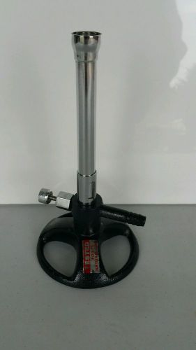 NEW natural gas Bunsen burner / laboratory burner - 16cm Tall