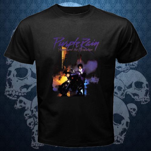 PRINCE-PURPLE-RAIN-GILDAN T-SHIRT-IN-BLACK-80S-TOUR-MUSIC-POP-ICON-RIP-M-3XL