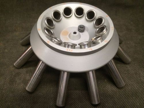 IEC INTERNATIONAL CENTRIFUGE ROTOR CAT. No.809 w/Inserts, Fixed Angle