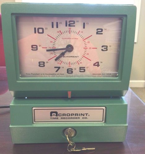 Acroprint time clock 150er3 see video for sale