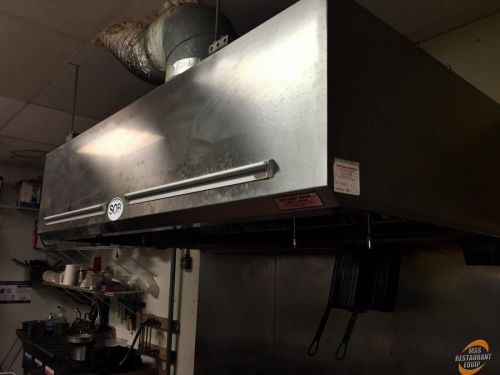 COMPLETE COMMERCIAL KITCHEN EXHAUST HOOD 8’ x 4’