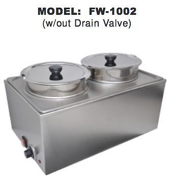 Double Food Warmer Uniworld FW-1002 NEW #4595