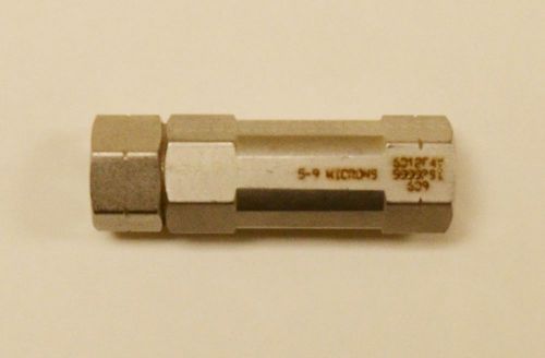 New Hoke 1/4&#034; NPT Female Gyrolok 6312 F4Y In-line Filter Housing, 316 SS