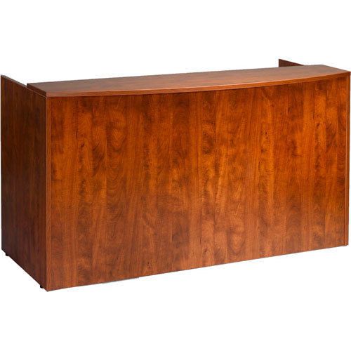 RECEPTION DESK Receptionist Station Secretary Office Area Cherry o Mahogany Wood