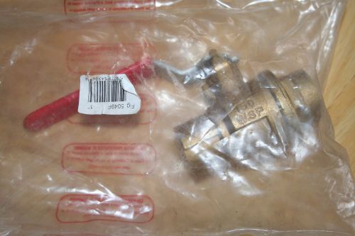 1&#034; full port sweat ball valve (new) for sale