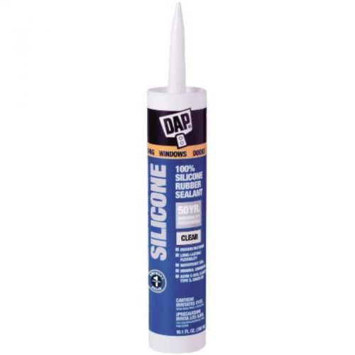 Dap Window and Door Clear Silicone Ii DAP INC Adhesive Caulk 08641