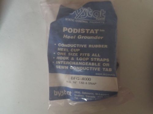 PODISTAT HEEL GROUNDER BFG-4000 BYSTAT CONDUCTIVE RUBBER HEEL CUP QTY 1  NEW