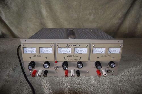LAMBDA TRIPLE OUTPUT DC POWER SUPPLY MODEL LPT-7202-FM