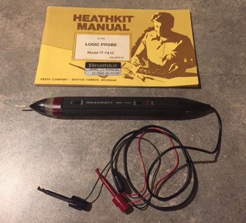 Heathkit IT-7410 Logic Probe w/ Original Owners Building Manual