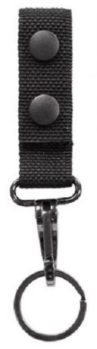 TACT SQUAD TG022 Duty Gear Nylon Key Ring Black 6&#034; Two Snap Clip