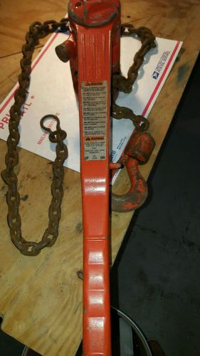 CM 1.5 TON LEVER 6&#039; CHAIN HOIST COME ALONG  RATCHET TYPE