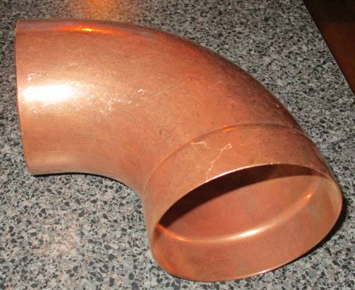 4&#034; Copper  DWV Serv. 90 Degree Nibco Never Used USA Made