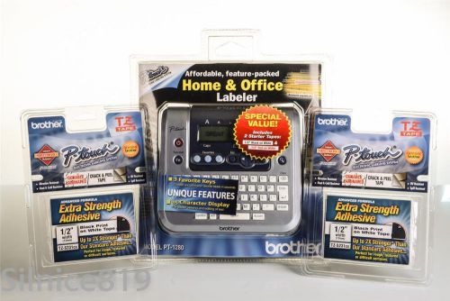 Brother P-Touch Labeler Model PT-1280 Electronic Home &amp; Office Labeling System