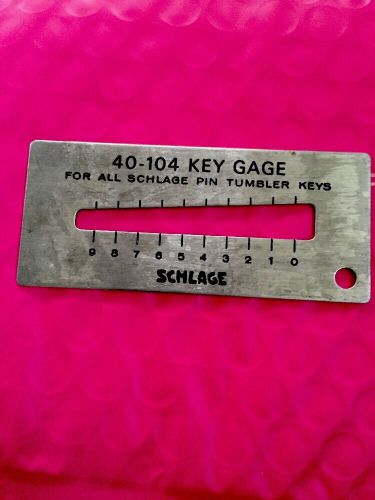 Schlage Key Gage