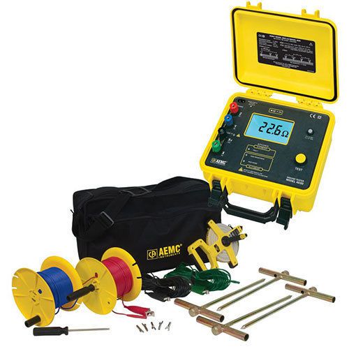 Aemc 4620 kit - 500 ft. ground resistance tester (model 4620 &amp; cat. #2135.37) for sale