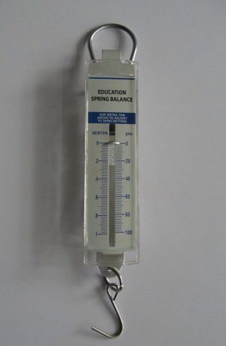 Metric / Newton Spring Scale 100g x 1N Grams &amp; Newtons Educational